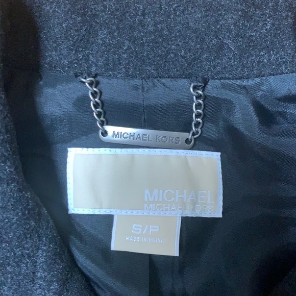 MICHAEL Michael Kors Charcoal Pea Coat - Picture 12 of 15